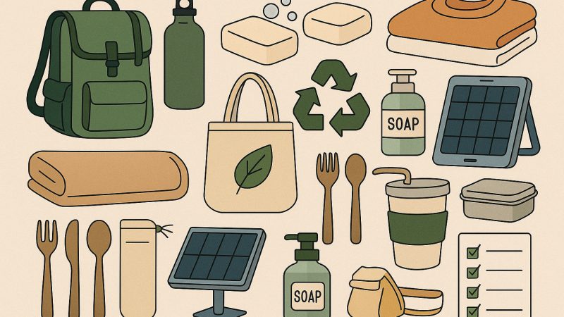 Eco-freundliche Packliste für jede Reiseart